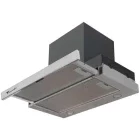 Hota incorporabila Tornado telescopica Solano 860, Putere de absorbtie 860 m3/h, 3 trepte, Clasa C, 60 cm, Inox