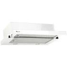 Hota incorporabila Tornado telescopica Storm 700, Putere de absorbtie 700 m3/h, 3 trepte, Clasa C, 60 cm, Alb