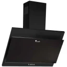 Hota Tornado decorativa Sigma 700, Putere de absorbtie 700 m3/h, 3 trepte, Clasa D, 50 cm, Negru