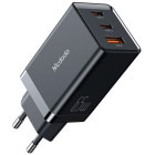 Incarcator retea Mcdodo 1x USB, 2x USB-C, Fast Charge 65W, GaN5, Black