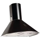 Hota Tornado decorativa Violla 750, Putere de absorbtie 750 m3/h, 3 trepte, Clasa C, 50 cm, Negru