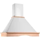 Hota Tornado decorativa Tempo 1000, Putere de absorbtie 1000 m3/h, 3 trepte, Clasa C, 90 cm, Alb