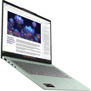Lenovo 14'' IdeaPad Slim 5 14AGP11, WUXGA OLED, Procesor AMD Ryzen™ AI 5 430 (8M Cache, up to 4.5 GHz), 16GB DDR5, 1TB SSD, AMD Radeon 840M, No OS, Breeze Moss