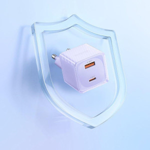 Mcdodo 1x USB, 1x USB-C, Fast Charge 33W, Purple