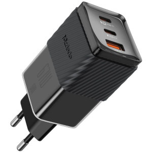 Mcdodo 1x USB, 2x USB-C, Fast Charge 67W, GaN5, Black