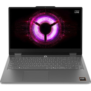 Laptop Lenovo Gaming 15.6 LOQ Essential 15ARP11, FHD IPS 144Hz, Procesor AMD Ryzen™ 7 170 (16M Cache, up to 4.75 GHz), 16GB DDR5, 1TB SSD, GeForce RTX 5050 8GB, No OS, Luna Grey