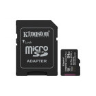Card memorie Kingston Micro SDXC Canvas Select Plus Gen3, 64GB, Clasa 10, UHS-I, V10, A1 + Adaptor SD