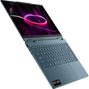 Lenovo 14'' Yoga 7 2-in-1 14AGP11, WUXGA OLED Touch, Procesor AMD Ryzen™ AI 7 445 (8M Cache, up to 4.6 GHz), 32GB LPDDR5X, 1TB SSD, AMD Radeon 840M, No OS, Tidal Teal, 3Yr Onsite Premium Care