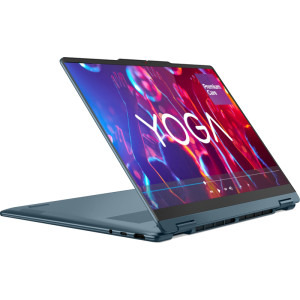 Lenovo 14'' Yoga 7 2-in-1 14AGP11, WUXGA OLED Touch, Procesor AMD Ryzen™ AI 7 445 (8M Cache, up to 4.6 GHz), 24GB LPDDR5X, 1TB SSD, AMD Radeon 840M, No OS, Tidal Teal, 3Yr Onsite Premium Care