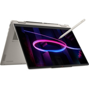 Lenovo 14'' Yoga 7 2-in-1 14IPH11, WUXGA OLED Touch, Procesor Intel® Core™ Ultra 5 322 (12M Cache, up to 4.40 GHz), 16GB LPDDR5X, 512GB SSD, Intel Graphics, Win 11 Home, Seashell, 3Yr Onsite Premium Care