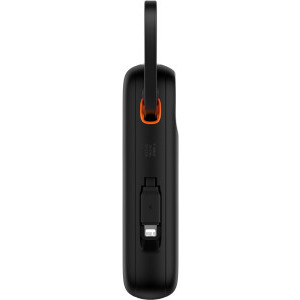 Baseus EnerFill FC31 QPow 3, 20000 mAh, 1x USB, 22.5 W, Display, Cablu USB-C & Lightning integrat, Black