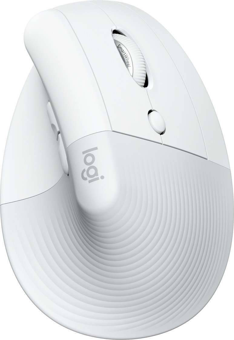 Mouse Logitech Lift Vertical Ergonomic, Alb