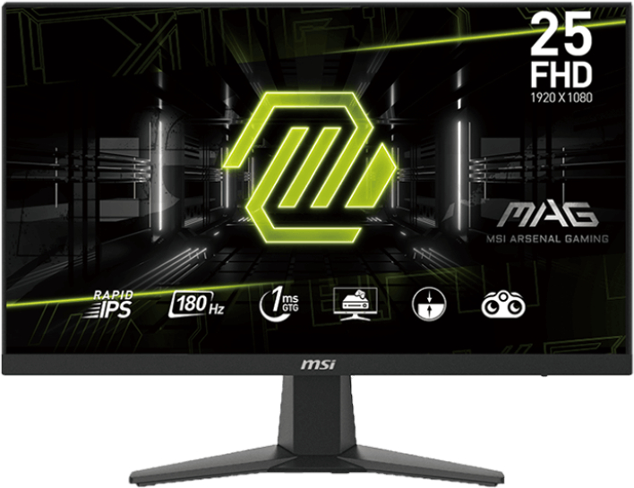 Monitor LED MSI Gaming MAG 256F 24.5 inch FHD IPS 1 ms 180 Hz HDR