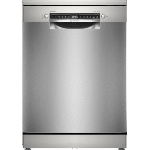 Masina de spalat vase Bosch SMS4EMI06E, 14 seturi, 6 programe, Clasa B, EcoSilence Drive, EfficientDry, VarioFlex, VarioDrawer, Rackmatic, 60 cm, Inox