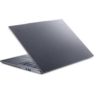 Acer 14.5'' Swift 14 AI SF14-11, WQXGA IPS 120Hz, Procesor Qualcomm Snapdragon X Plus X1P-64-100, 16GB LPDDR5X, 1TB SSD, Qualcomm Adreno, Win 11 Home (on ARM), Steel Gray