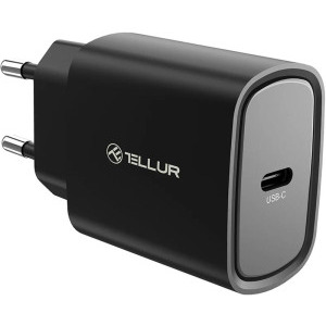 Tellur 1x USB-C 20W PD, USB-C, negru, tehnologia PowerDelivery 3.0