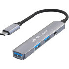 Hub USB Tellur USB-C 3.1 la 1x USB-C, 2x USB 2.0, 1x USB 3.0, Grey