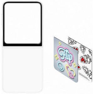 Samsung Capac protectie spate FlipSuit White pentru Galaxy Z Flip 6