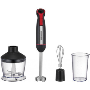 Heinner Mixer vertical HHB-DC1200BKRD, 1200W, 0.5 L / 0.6L, Negru/Argintiu