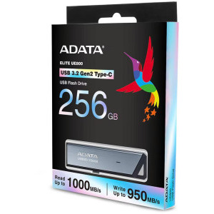 ADATA Elite UE800 256GB USB-C 3.2 Gen2 Silver