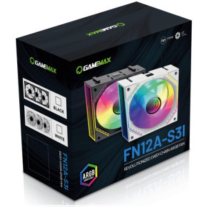 Gamemax FN12A-S3I ARGB 120mm Three Fan Pack