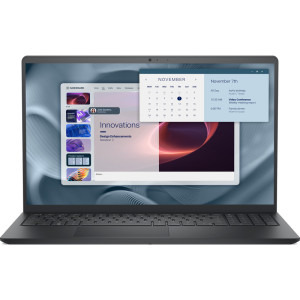 DELL 15.6'' Pro 15 Essential PV15250, FHD 120Hz, Procesor Intel® Core™ 3 100U (10M Cache, up to 4.70 GHz), 8GB DDR5, 512GB SSD, Intel Graphics, Linux, Carbon Black, 3Yr ProSupport