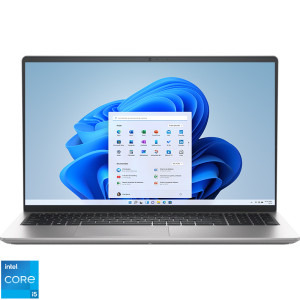 Laptop DELL 15.6 Pro 15 Essential PV15250, FHD 120Hz, Procesor Intel® Core™ i5-1334U (12M Cache, up to 4.60 GHz), 16GB DDR5, 1TB SSD, Intel Integrated Graphics, Win 11 Pro, Platinum Silver, 3Yr ProSupport