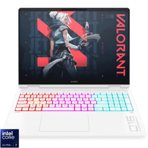 HP Gaming 16'' OMEN MAX 16-ah0016nn, WQXGA OLED 48-240Hz, Procesor Intel® Core™ Ultra 7 255HX (30M Cache, up to 5.20 GHz), 32GB DDR5, 1TB SSD, GeForce RTX 5070 8GB, Free DOS, Ceramic White