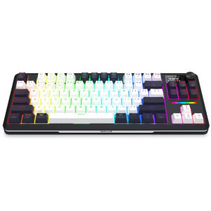 Redragon Wildslash LCD Pro TKL RGB Black-White Linear RPC Switch Mecanica