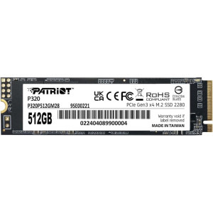 SSD Patriot P320 512GB PCI Express 3.0 x4 M.2 2280