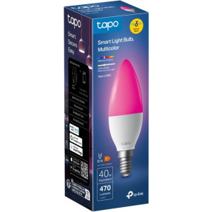 TP-LINK Bec inteligent LED Smart Wi-Fi Tapo L430C, E14, 4.8W, 470 lm, RGBW