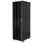 Lanberg FF01-6042-12B 42U, Stand alone, 600 x 1000, Glass door, Negru
