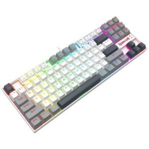 Redragon Kumara TKL RGB White-Grey Red Switch Mecanica