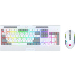 Kit Gaming Redragon S151 Gaming Essentials RGB White