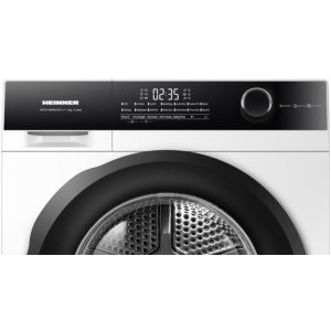 Heinner HHPD-HMK90IVFC+++, Pompa de caldura, 9 kg, Clasa C, Inverter, Iluminare interioara, Alb