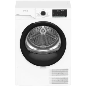 Uscator de rufe Arctic A2T20233W, Pompa de caldura, 10 kg, Clasa D, IronEffect, Aqua Surf, Alb
