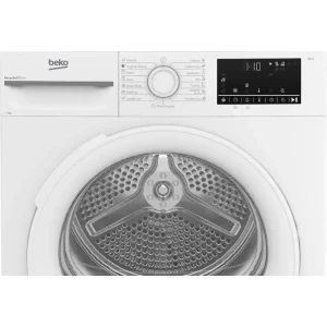 Beko BM3T4723WW EU, Pompa de caldura, 7 kg, Clasa D, EcoGentle, Hygienic Drying, AquaWave, Iluminare interioara, Alb