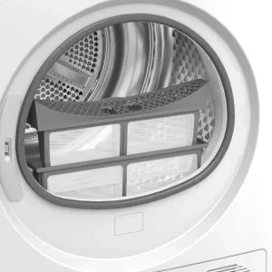 Beko BM3T4723WW EU, Pompa de caldura, 7 kg, Clasa D, EcoGentle, Hygienic Drying, AquaWave, Iluminare interioara, Alb