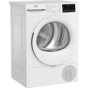 Beko BM3T4723WW EU, Pompa de caldura, 7 kg, Clasa D, EcoGentle, Hygienic Drying, AquaWave, Iluminare interioara, Alb