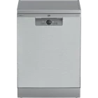 Masina de spalat vase Beko BDFN26540XP, 15 seturi, 6 programe, Clasa C, ProSmart Inverter, PowerIntense, SelfDry, 60 cm, Inox