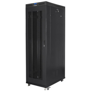 Lanberg FF01-8242-23BL 42U, Stand alone, 800 x 1200, Metal door, Negru