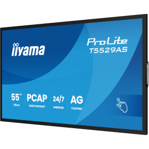 IIyama Smart ProLite T5529AS-B1AG Touchscreen 54.6 inch UHD VA 6.5 ms 60 Hz USB-C