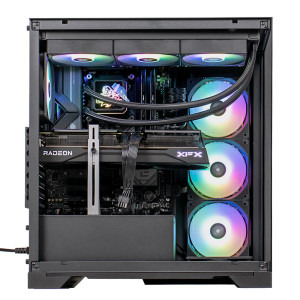 Gaming GREUCEANU Epic Prime, AMD Ryzen 9 9900X3D 4.4GHz, 32GB DDR5, 2TB SSD, RX 9070 XT 16GB GDDR6, Iluminare RGB