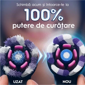 Oral-B Rezerva periuta de dinti electrica iO Radiant White Negru, 4 buc