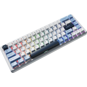 Ajazz AK680 MAX 8K+8K RGB White Magnetic Switch Mecanica