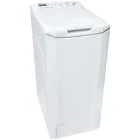 Candy verticala CST 07LET/1-S, 7 kg, 1000 RPM, Clasa E, Mix Power System+, Kilo Detector, simply-Fi, Alb