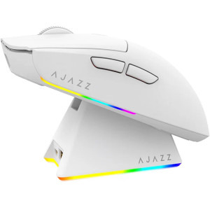 Ajazz AJ139 V2 MC RGB White + Charging Dock RGB