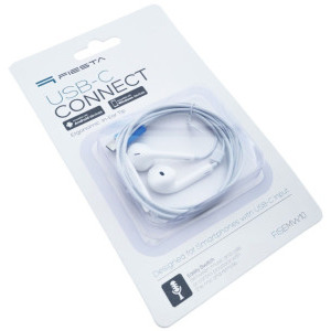 Omega In-Ear, Fiesta USB-C White