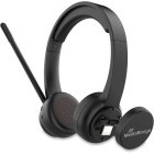 Casti MediaRange On-Ear, Wireless ENC Stereo, Black