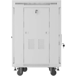 Lanberg FF01-6615-23SL 15U, Stand alone, 600 x 600, Mesh door, LCD, Gri